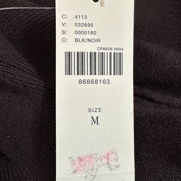 NWT Pilcro Anthropologie Womens M Turtleneck Pullover Sweater Long Sleeve Black - Picture 13 of 16